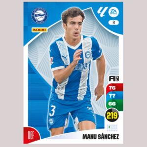 MANU SÁNCHEZ - Alavés - Nº8 - Adrenalyn XL 24 25 - Panini