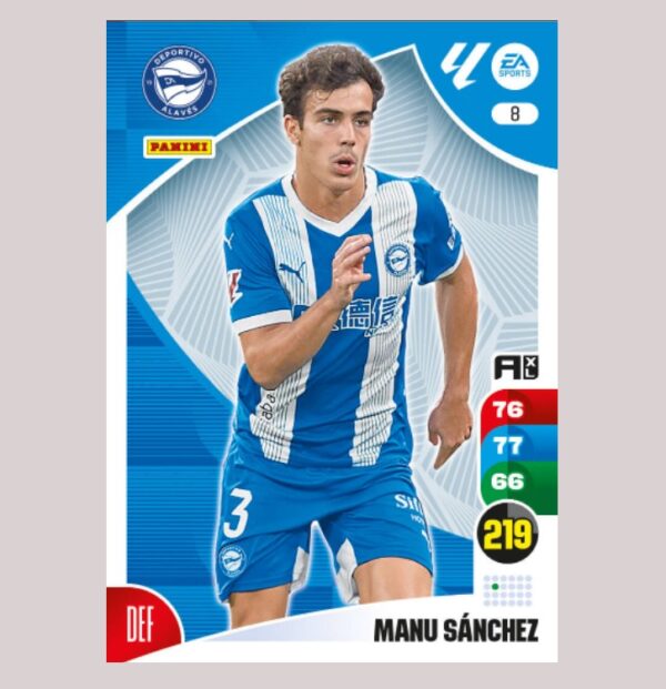 MANU SÁNCHEZ - Alavés - Nº8 - Adrenalyn XL 24 25 - Panini