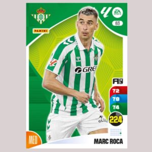 MARC ROCA – Real Betis – Nº83 – Adrenalyn XL 24 25 – Panini