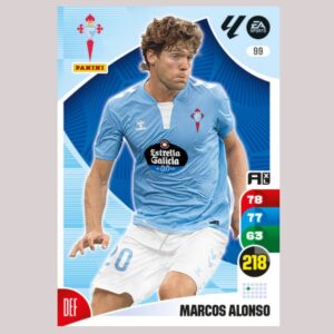 MARCOS ALONSO – RC Celta – Nº99 – Adrenalyn XL 24 25 – Panini