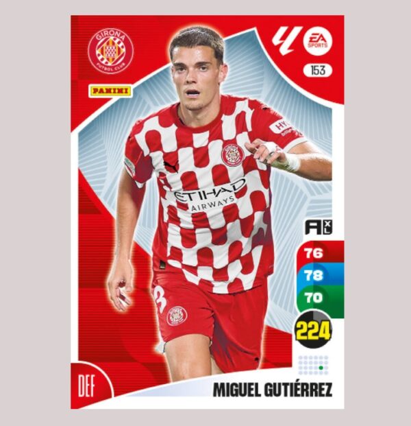 MIGUEL GUTIÉRREZ – Girona FC – Nº153 – Adrenalyn XL 24 25 – Panini