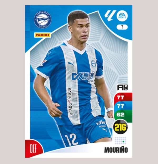 MOURIÑO – Alavés – Nº7 – Adrenalyn XL 24 25 – Panini