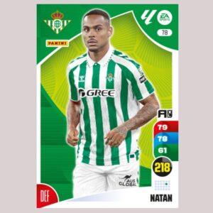 NATAN – Real Betis – Nº78 – Adrenalyn XL 24 25 – Panini