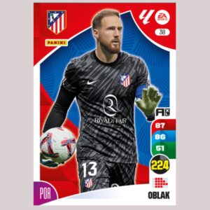 OBLAK – Atlético de Madrid – Nº38 – Adrenalyn XL 24/25 – Panini