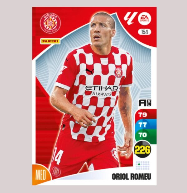 ORIOL ROMEU – Girona FC – Nº154 – Adrenalyn XL 24 25 – Panini