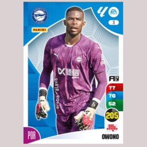 OWONO - Alavés - Nº3 - Adrenalyn XL 24 25 - Panini