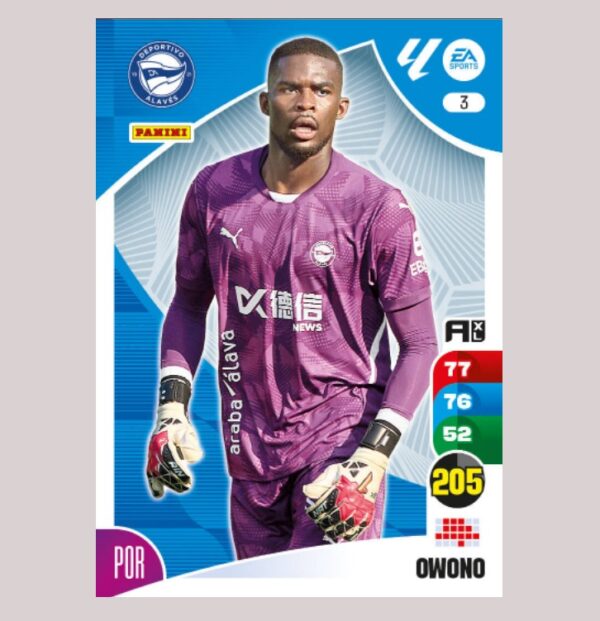 OWONO - Alavés - Nº3 - Adrenalyn XL 24 25 - Panini