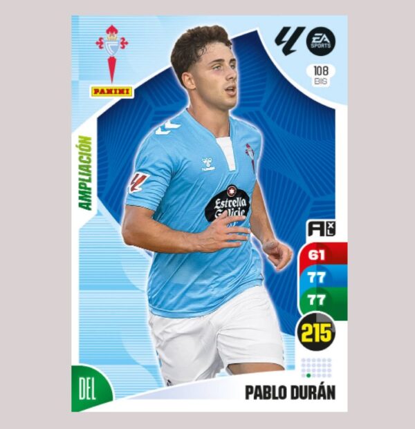 PABLO DURÁN - RC Celta - Nº108 BIS - Adrenalyn XL 24/25 - Panini