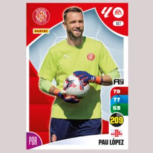 PAU LÓPEZ – Girona FC – Nº147 – Adrenalyn XL 24 25 – Panini