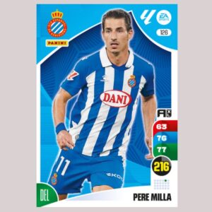 PERE MILLA - RCD Espanyol - Nº126 - Adrenalyn XL 24 25 - Panini