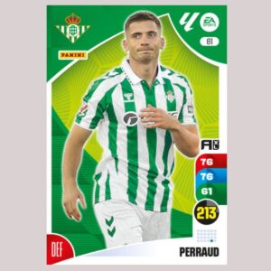 PERRAUD – Real Betis – Nº81 – Adrenalyn XL 24 25 – Panini