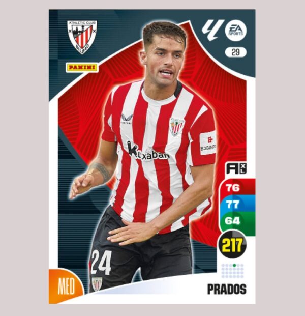PRADOS - Athletic Club Bilbao - Nº29 - Adrenalyn XL 24 25 - Panini