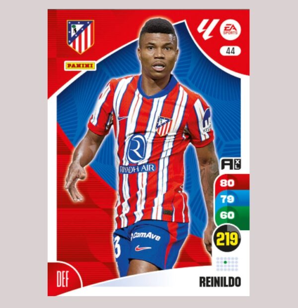 REINILDO – Atlético de Madrid – Nº44 – Adrenalyn XL 24 25 – Panini