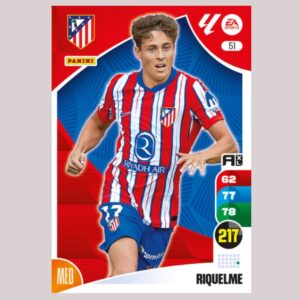 RIQUELME – Atlético de Madrid – Nº51 – Adrenalyn XL 24 25 – Panini