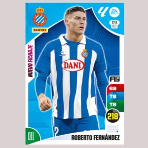 ROBERTO FERNÁNDEZ - RCD Espanyol - Nº123 BIS - Adrenalyn XL 24/25 - Panini