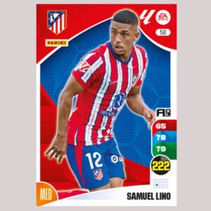 SAMUEL LINO – Atlético de Madrid – Nº50 – Adrenalyn XL 24 25 – Panini