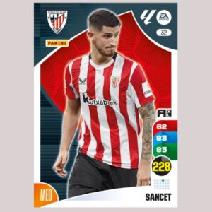 SANCET – Athletic Club Bilbao – Nº32 – Adrenalyn XL 24 25 – Panini