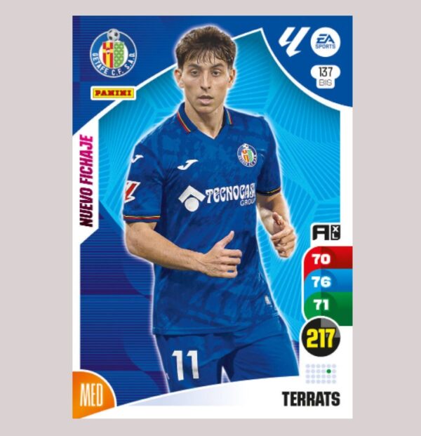 TERRATS - Getafe CF - Nº137 BIS - Adrenalyn XL 24/25 - Panini