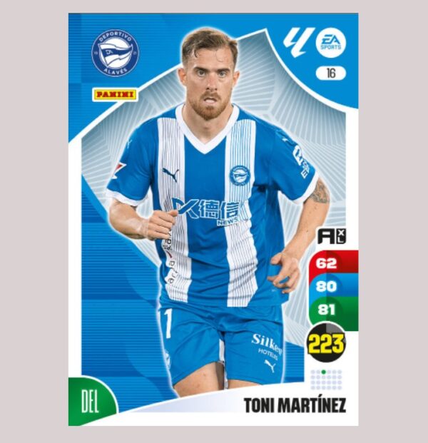 TONI MARTÍNEZ – Alavés – Nº16 – Adrenalyn XL 24 25 – Panini