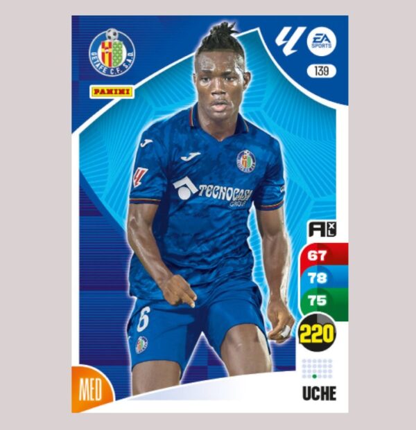 UCHE – Getafe CF – Nº139 – Adrenalyn XL 24 25 – Panini