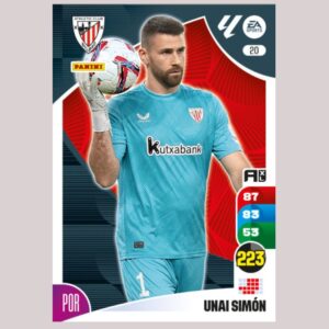UNAI SIMÓN – Athletic Club Bilbao – Nº20 – Adrenalyn XL 24 25 – Panini