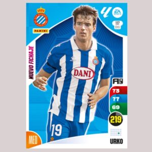 URKO - RCD Espanyol - Nº117 BIS - Adrenalyn XL 24/25 - Panini