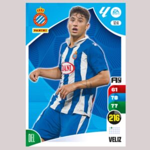 VELIZ – RCD Espanyol – Nº124 – Adrenalyn XL 24 25 – Panini