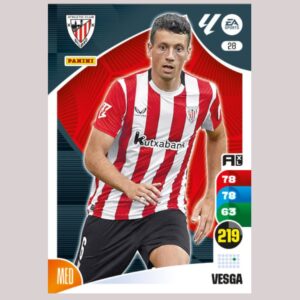 VESGA – Athletic Club Bilbao – Nº28 – Adrenalyn XL 24 25 – Panini