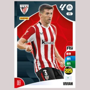 VIVIAN – Athletic Club Bilbao – Nº25 – Adrenalyn XL 24 25 – Panini