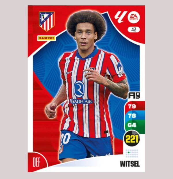 WITSEL – Atlético de Madrid – Nº43 – Adrenalyn XL 24 25 – Panini