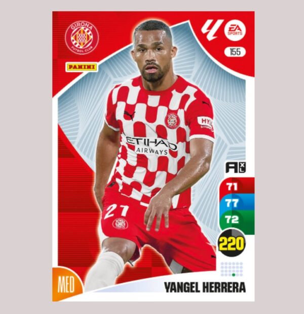 YANGEL HERRERA – Girona FC – Nº155 – Adrenalyn XL 24 25 – Panini