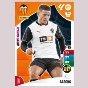 AARONS - Valencia CF - Nº310 BIS - Adrenalyn XL 24/25 - Panini