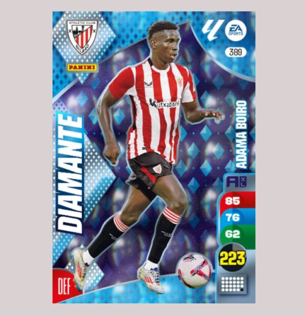 ADAMA BOIRO - DIAMANTE - Athletic Club Bilbao - Nº389 - Adrenalyn XL 24/25 - Panini