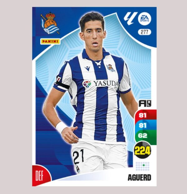 AGUERD - Real Sociedad - Nº277 - Adrenalyn XL 24/25 - Panini