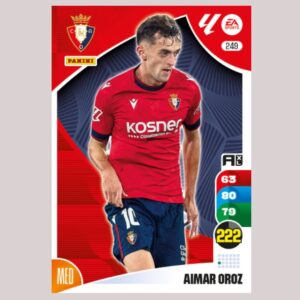 AIMAR OROZ - CA Osasuna - Nº249 - Adrenalyn XL 24/25 - Panini