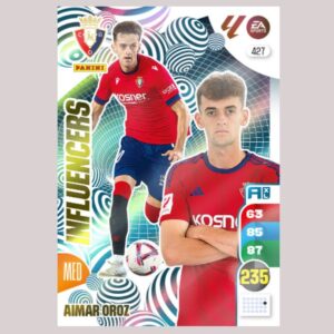 AIMAR OROZ - INFLUENCERS - CA Osasuna - Nº427 - Adrenalyn XL 24/25 - Panini
