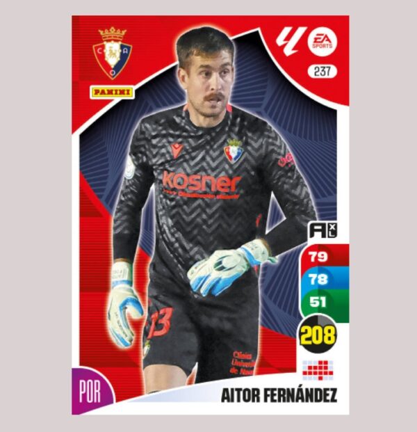 AITOR FERNÁNDEZ - CA Osasuna - Nº237 - Adrenalyn XL 24 25 - Panini
