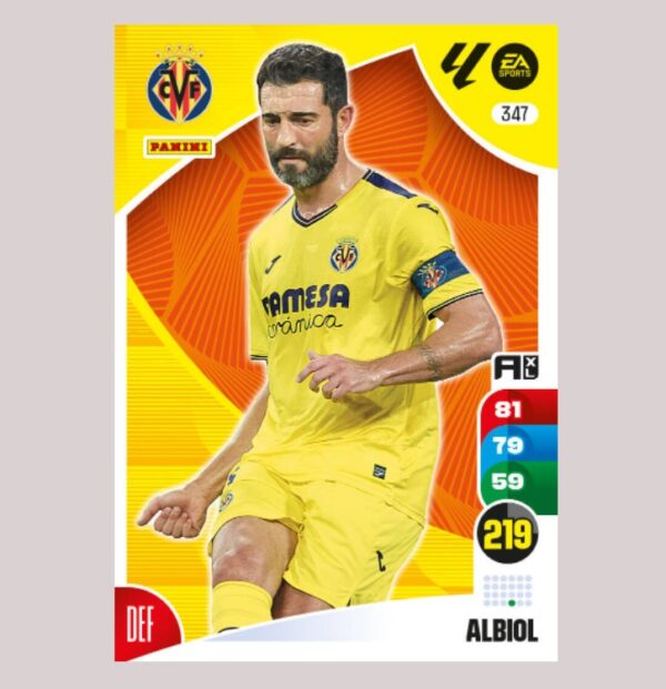 ALBIOL - Villarreal CF - Nº347 - Adrenalyn XL 24/25 - Panini
