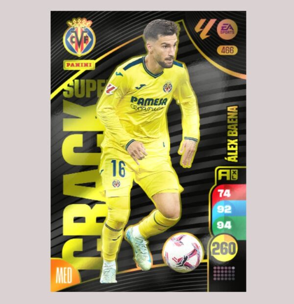 ÁLEX BAENA - SUPER CRACK - Villarreal CF - Nº466 - Adrenalyn XL 24/25 - Panini