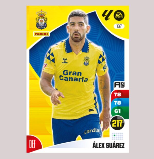 ÁLEX SUÁREZ - UD Las Palmas - Nº167 - Adrenalyn XL 24 25 - Panini