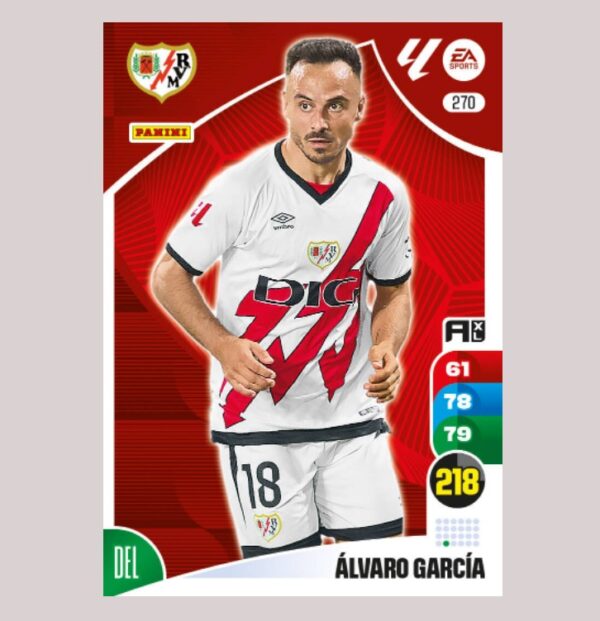 ÁLVARO GARCÍA - Rayo Vallecano - Nº270 - Adrenalyn XL 24/25 - Panini