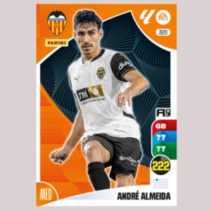 ANDRÉ ALMEIDA - Valencia CF - Nº320 - Adrenalyn XL 24/25 - Panini