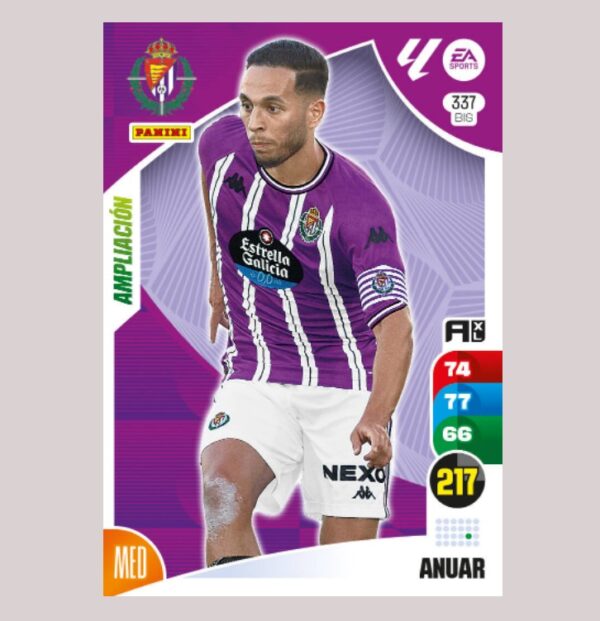 ANUAR - Real Valladolid CF - Nº337 BIS - Adrenalyn XL 24/25 - Panini