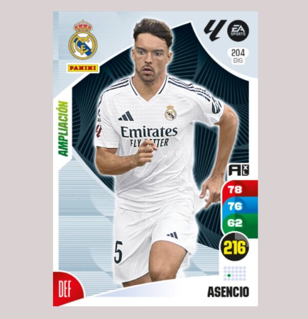 ASENCIO - Real Madrid - Nº204 BIS- Adrenalyn XL 24/25 - Panini