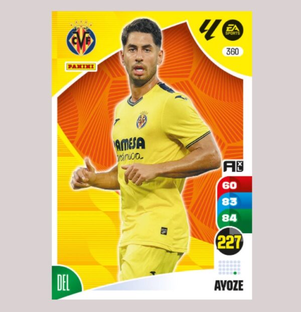 AYOZE - Villarreal CF - Nº360 - Adrenalyn XL 24/25 - Panini
