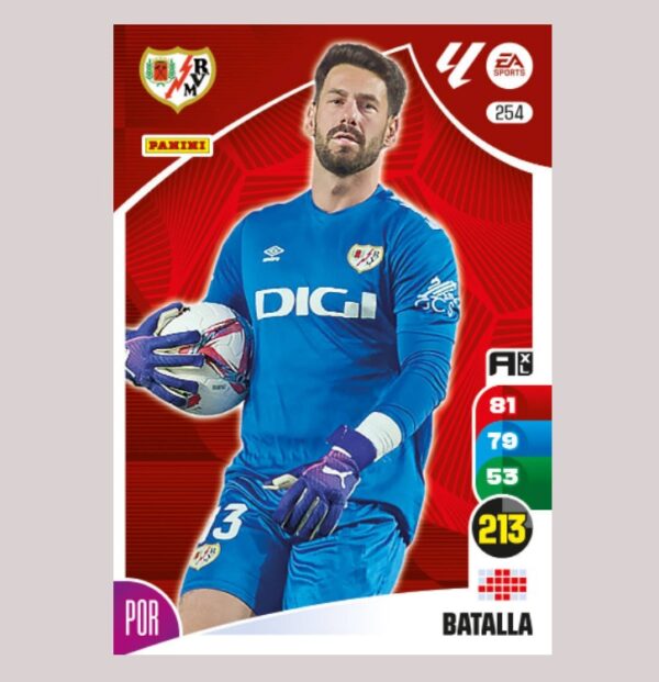 BATALLA - Rayo Vallecano - Nº254 - Adrenalyn XL 24 25 - Panini