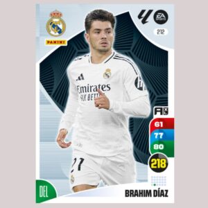 BRAHIM DÍAZ - Real Madrid - Nº212 - Adrenalyn XL 24 25 - Panini