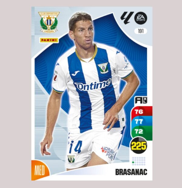 BRASANAC - CD Leganés - Nº191 - Adrenalyn XL 24 25 - Panini