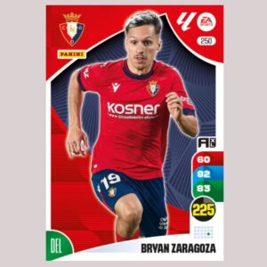 BRYAN ZARAGOZA - CA Osasuna - Nº250 - Adrenalyn XL 24/25 - Panini