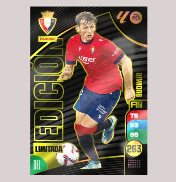BUDIMIR - EDICIÓN LIMITADA - CA Osasuna - Adrenalyn XL 24/25 - Panini